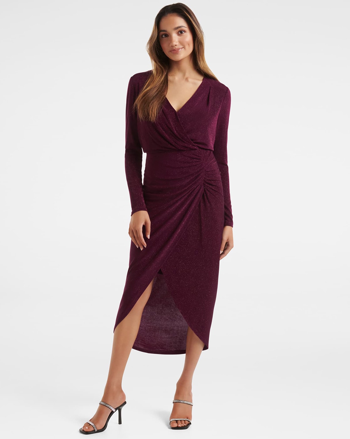 Forever new 2024 burgundy dress