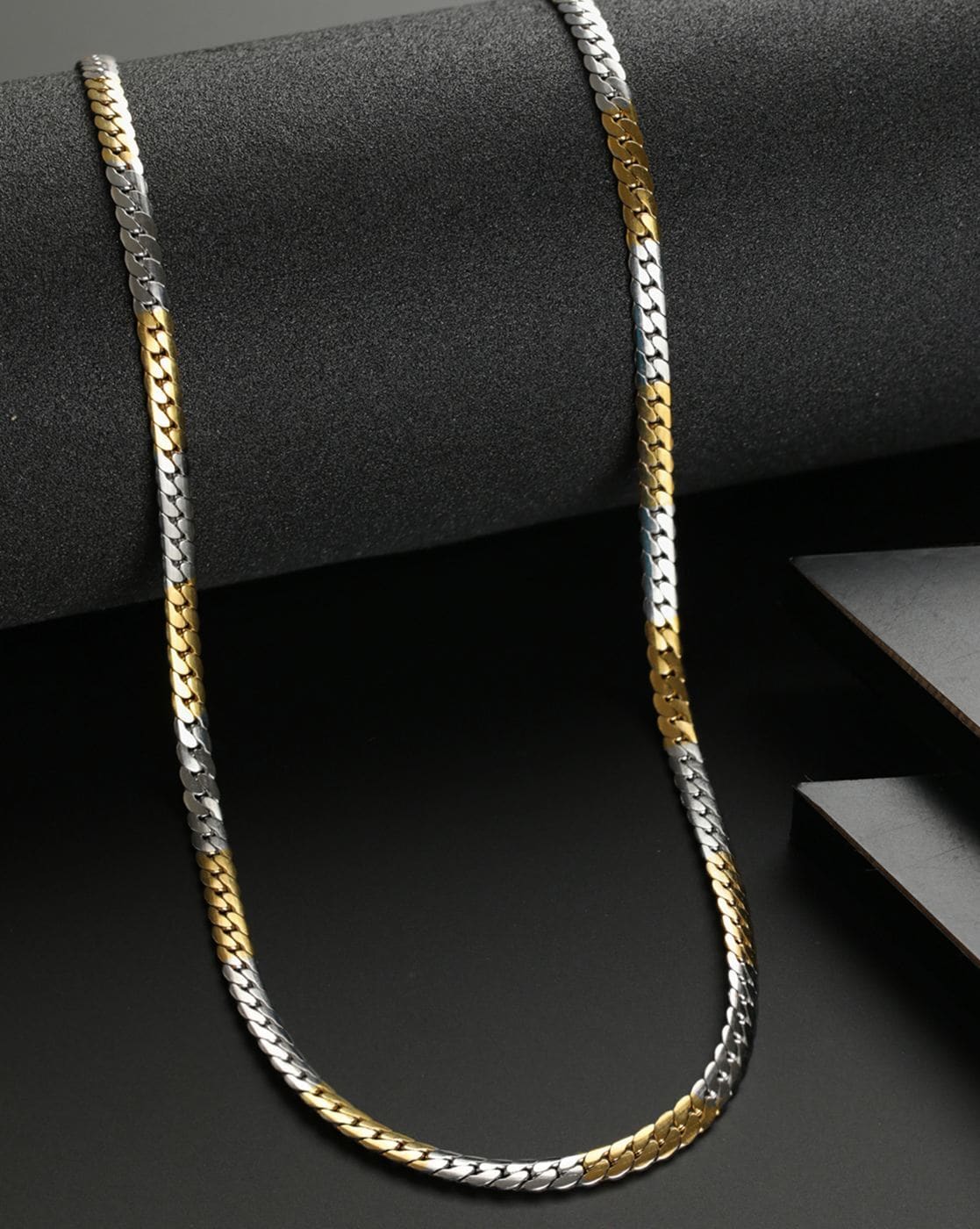 Gold and silver on sale chain mens