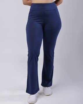 blissclub Lightweight Groove In Cotton Flare Pants-picture-10