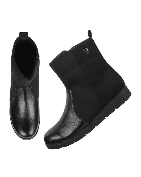 Mochi Slip-On Mid-Calf Length Boots