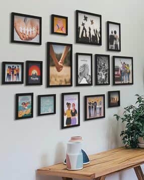 Set of 15 3D Collage Photo Frames