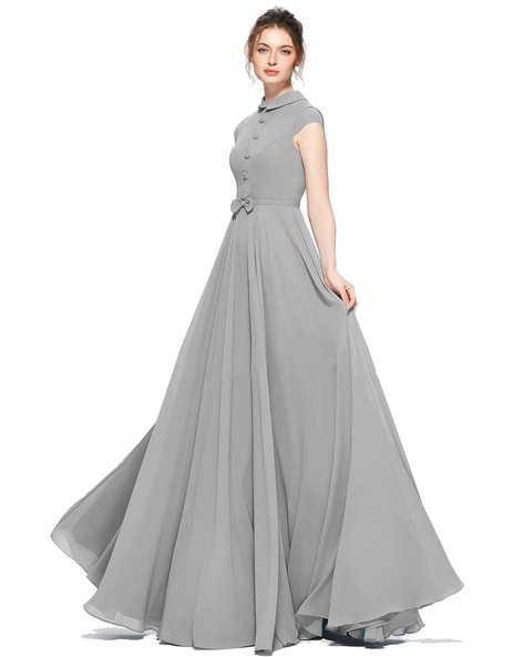 MARSEN Long Puffy Sleeve Prom Dress Tulle Ball Gown for India | Ubuy