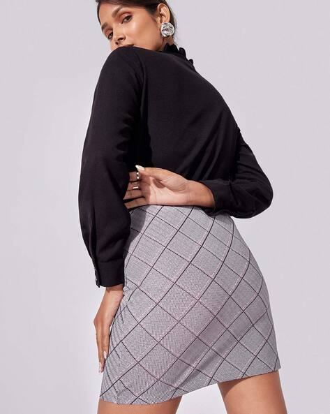 Gray label outlet skirt