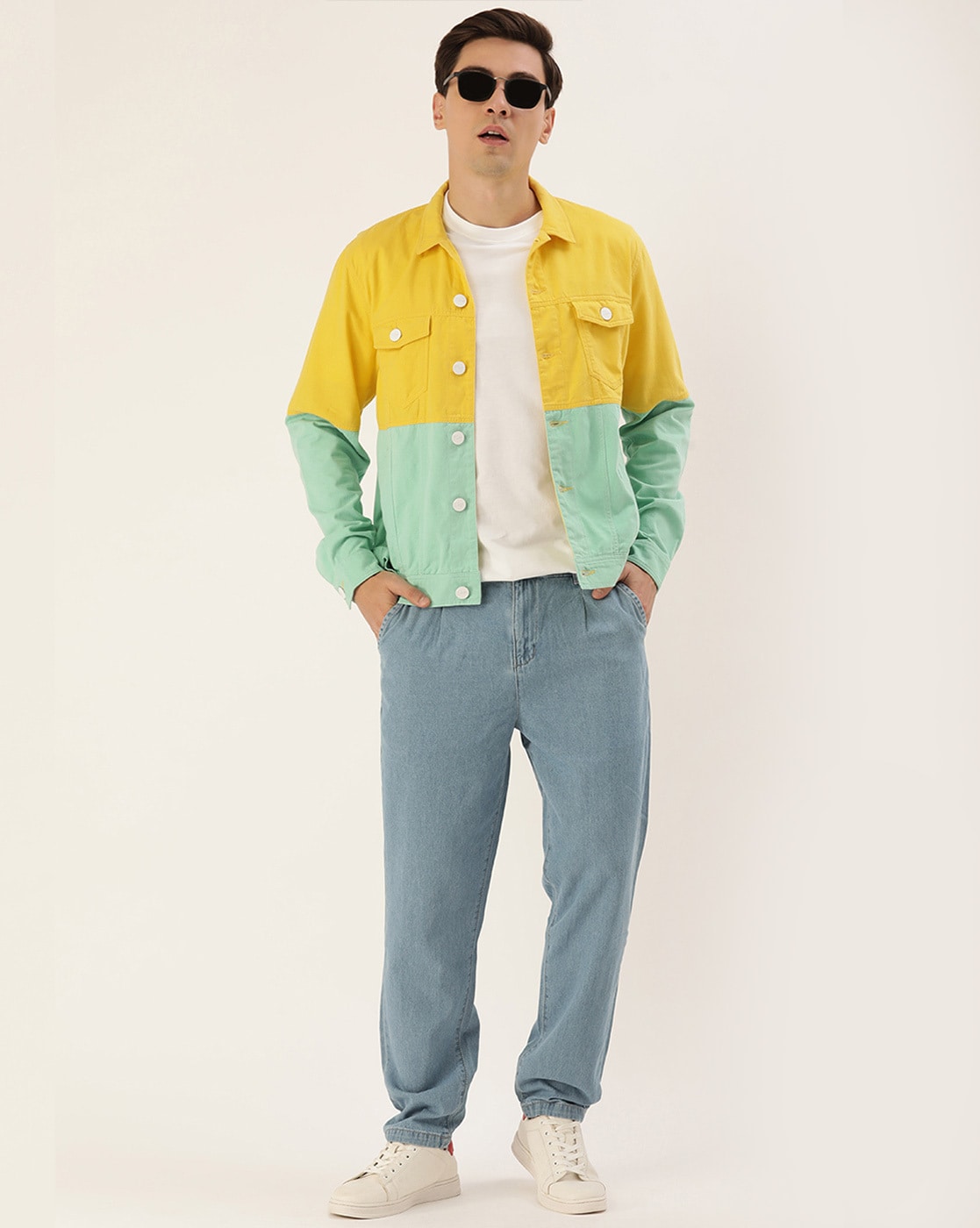 VETEMENTS distressed-effect Stonewashed Denim Jacket - Farfetch