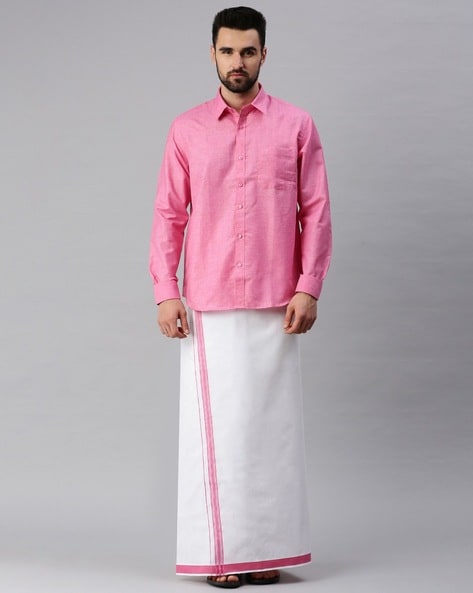 Ramraj Cotton Men Shirt Dhoti Set - Buy Ramraj Cotton Men Shirt