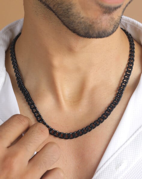 Buy Black Chains for Men by Bold by Priyaasi Online