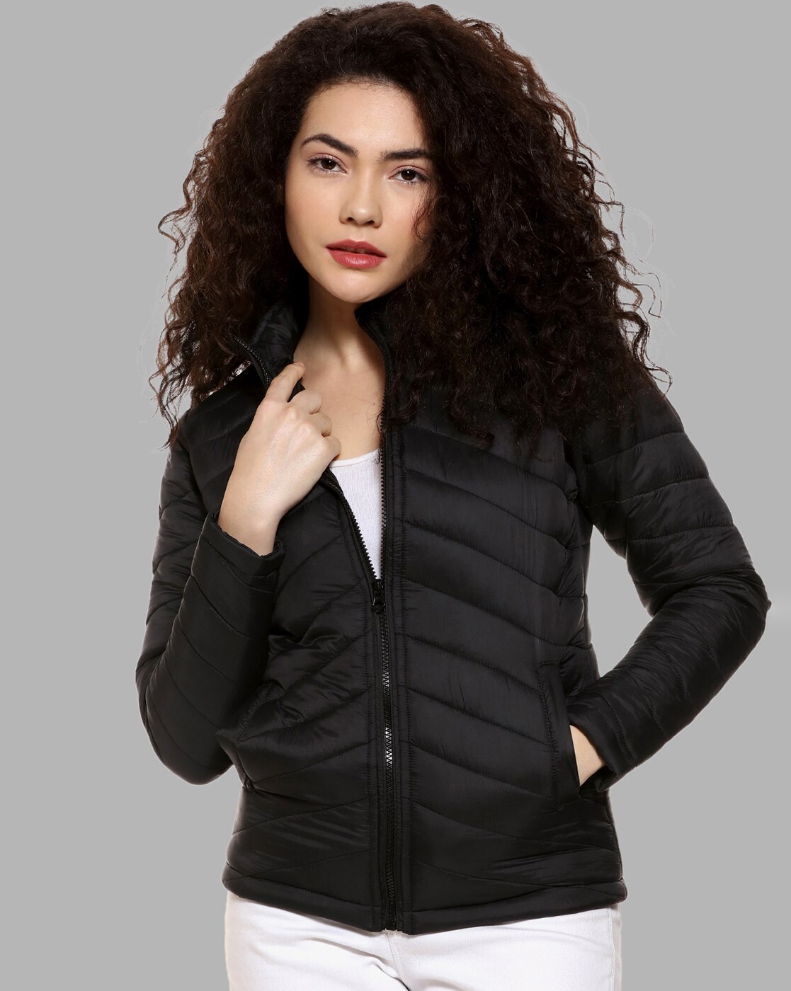 Buy Beige Jackets & Coats for Women by Fort Collins Online | Ajio.com