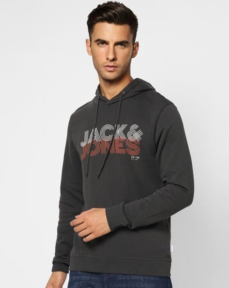 Buy Black Sweatshirt Hoodies for Men by Jack Jones Online