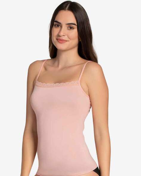 Buy Peach & Beige Camisoles & Slips for Women by Amante Online