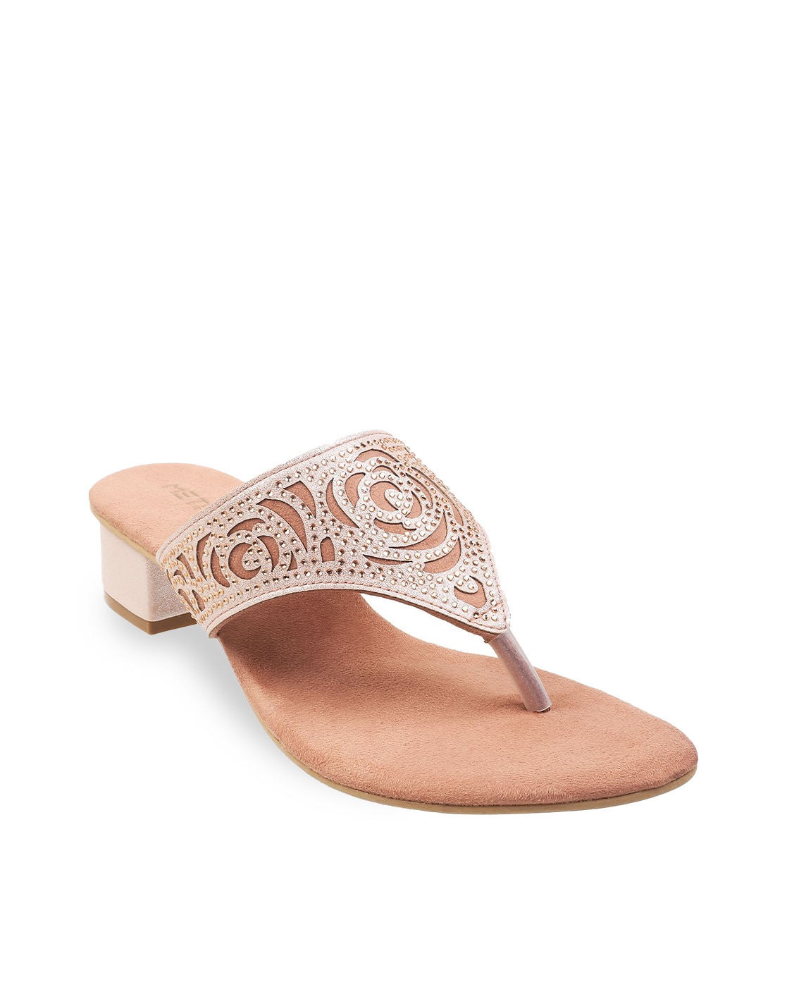Satin Wedding Flat Sandal with Perla Applique, Wedding Sandals, Gift