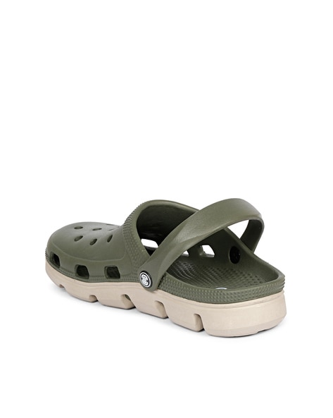 Vinyl - Green Leather Clogs | ALOHAS