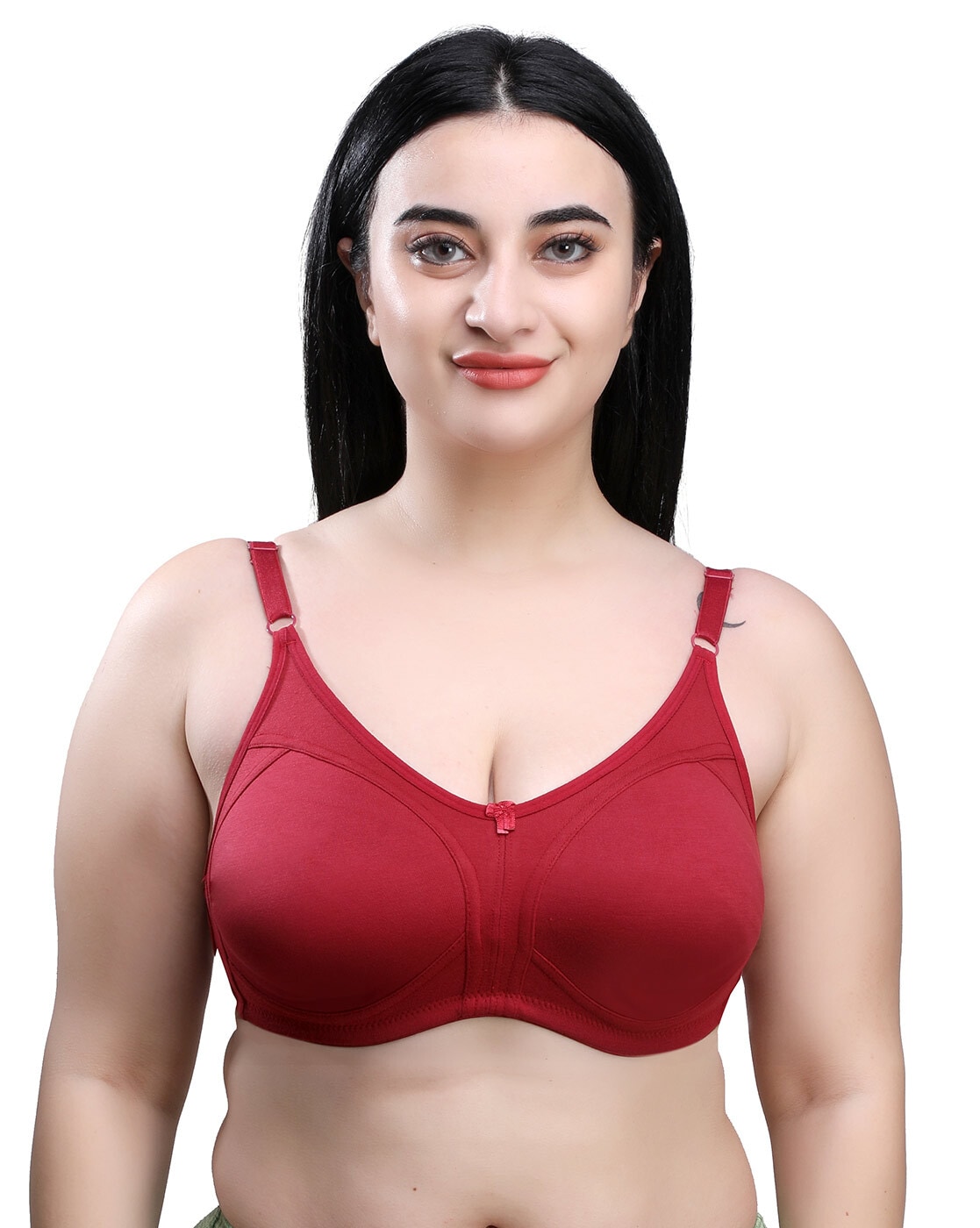 Macrowoman Multi Color Cotton Bra Pack of 2 - Buy Macrowoman Multi Color  Cotton Bra Pack of 2 Online at Best Prices in India on Snapdeal