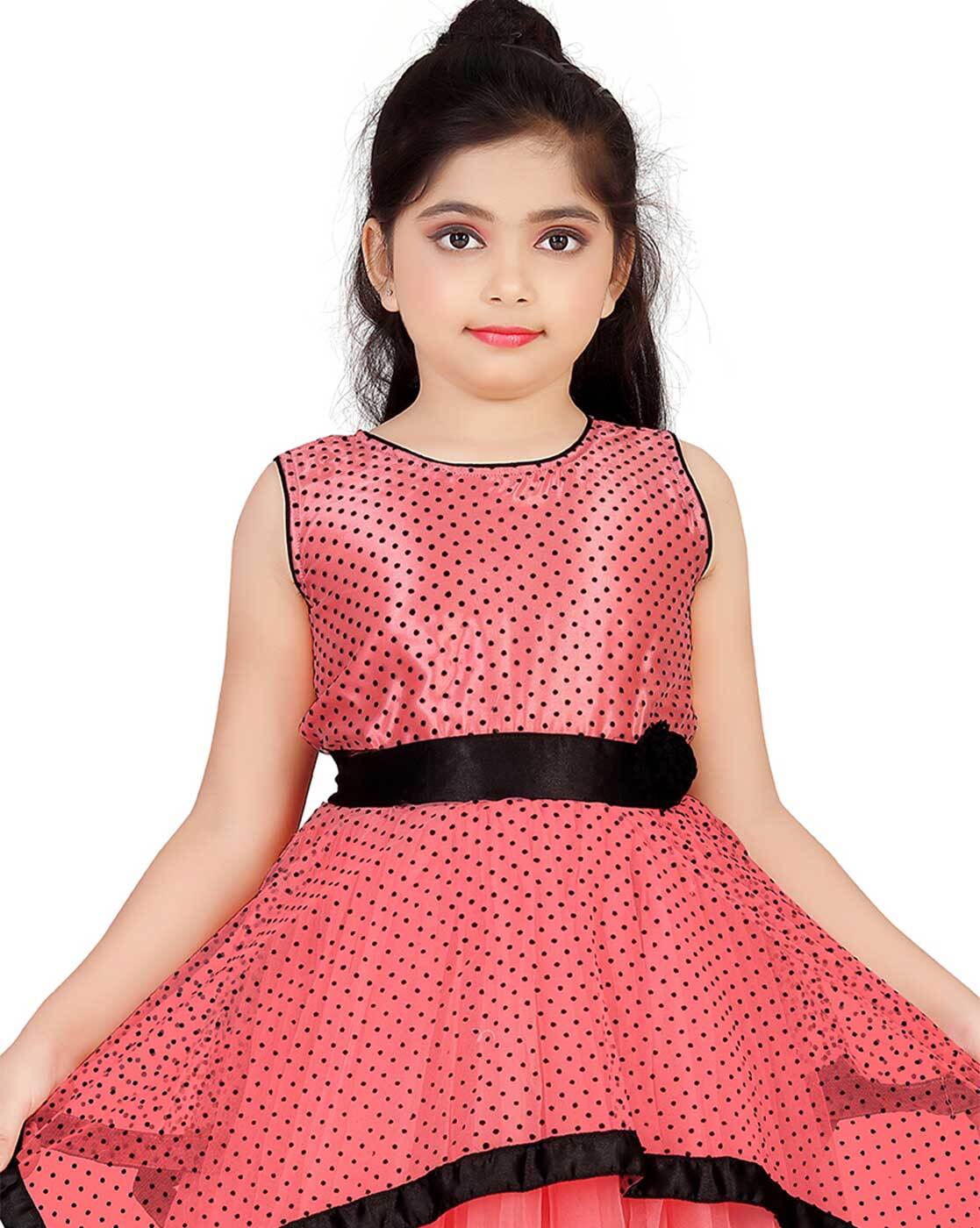 Ripening Girls' Satin Children Gown Dresses_9-10Years : Amazon.in: Fashion