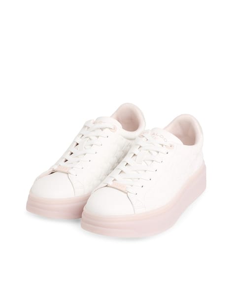 Mid-Top Lace-Up Sneakers