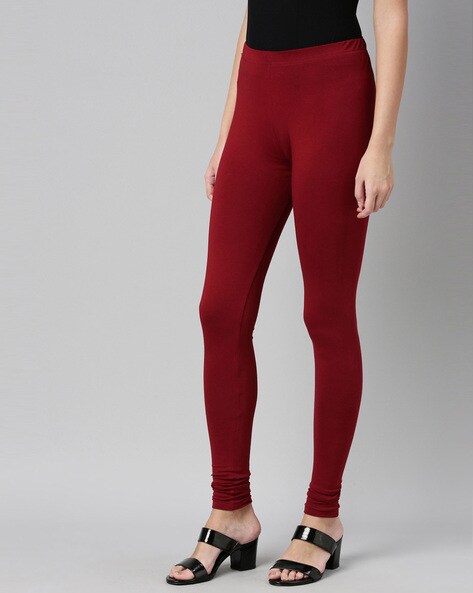 Mid Waist Women Maroon Woolen Leggings, Casual Wear, Slim Fit at Rs 220 in  Ludhiana