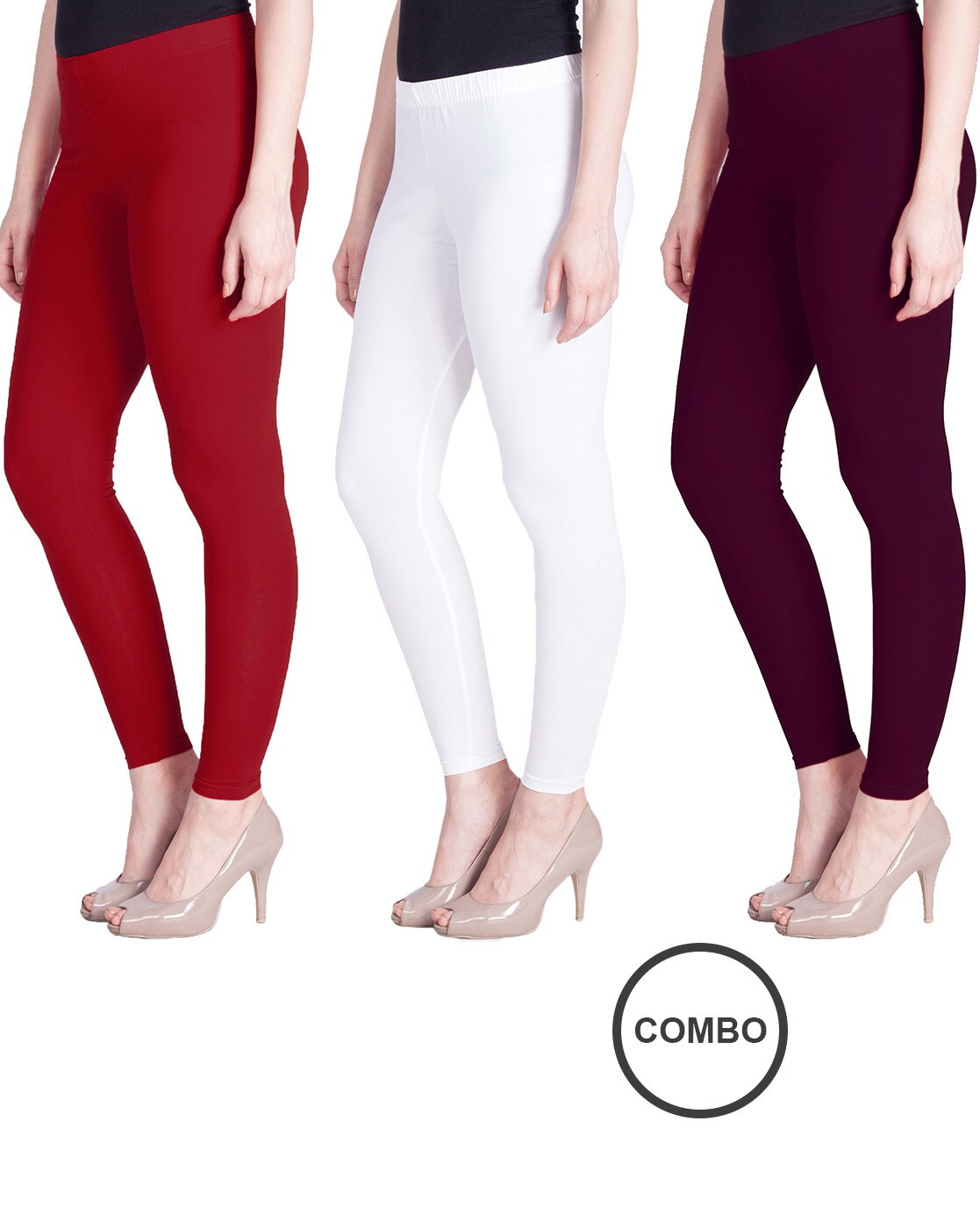 Stylish Cotton Lycra Multicoloured Ankle Leggings Combo ( Pack Of 2 ) at Rs  769.00 | Ankle Length Leggings for Ladies, Bottom Leggings, Full Length  Leggings, Ankle Length Tights, Max Ankle Length