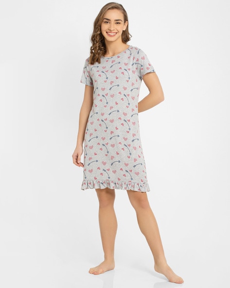 JOCKEY Kids Nightwear Girls Printed Cotton Blend Price in India - Buy JOCKEY  Kids Nightwear Girls Printed Cotton Blend online at Flipkart.com