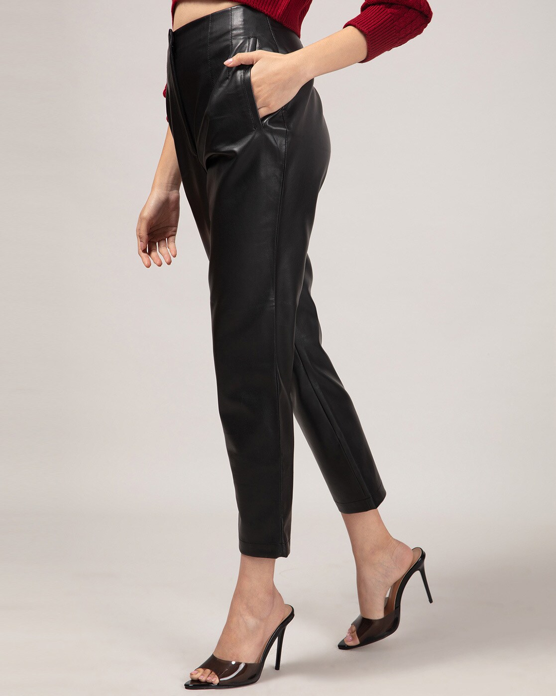 Buy Black Trousers & Pants for Women by Twenty Dresses Online