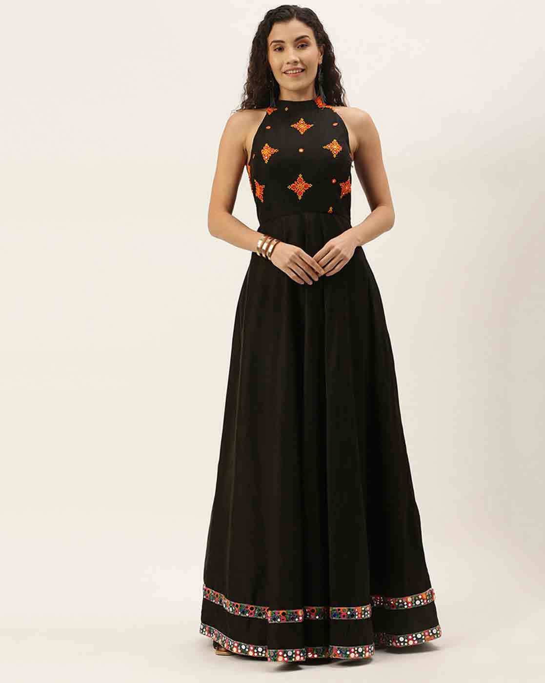 Buy Indian Virasat Women Self Design White Maxi Dress - Ethnic Dresses for  Women 10679240 | Myntra