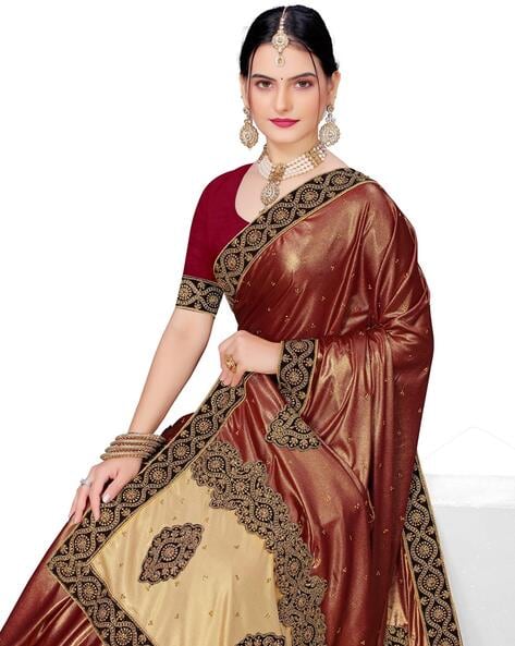 Black Malai Silk Drape Saree - ANJU SHANKAR LABEL