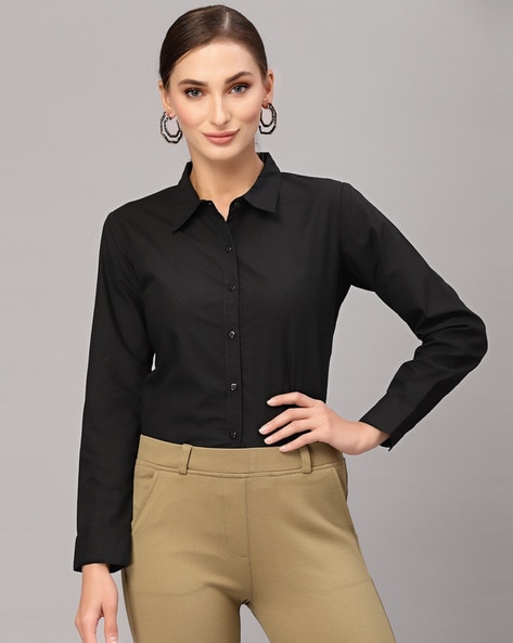 Buy Nude Shirts for Women by STYLE QUOTIENT Online Ajio