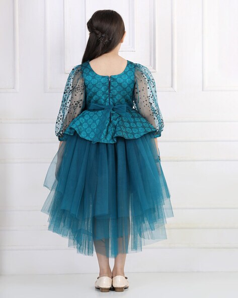 Buy Teal Dresses Frocks for Girls by TOY BALLOON Online Ajio