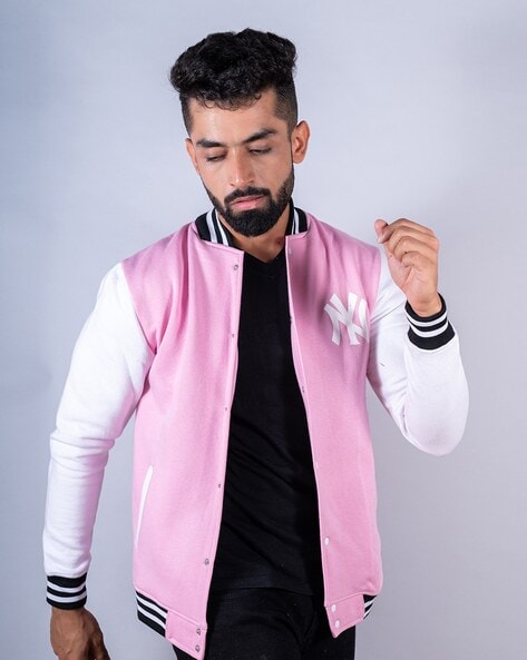 My Melody Pink Polar Fleece Varsity Jacket