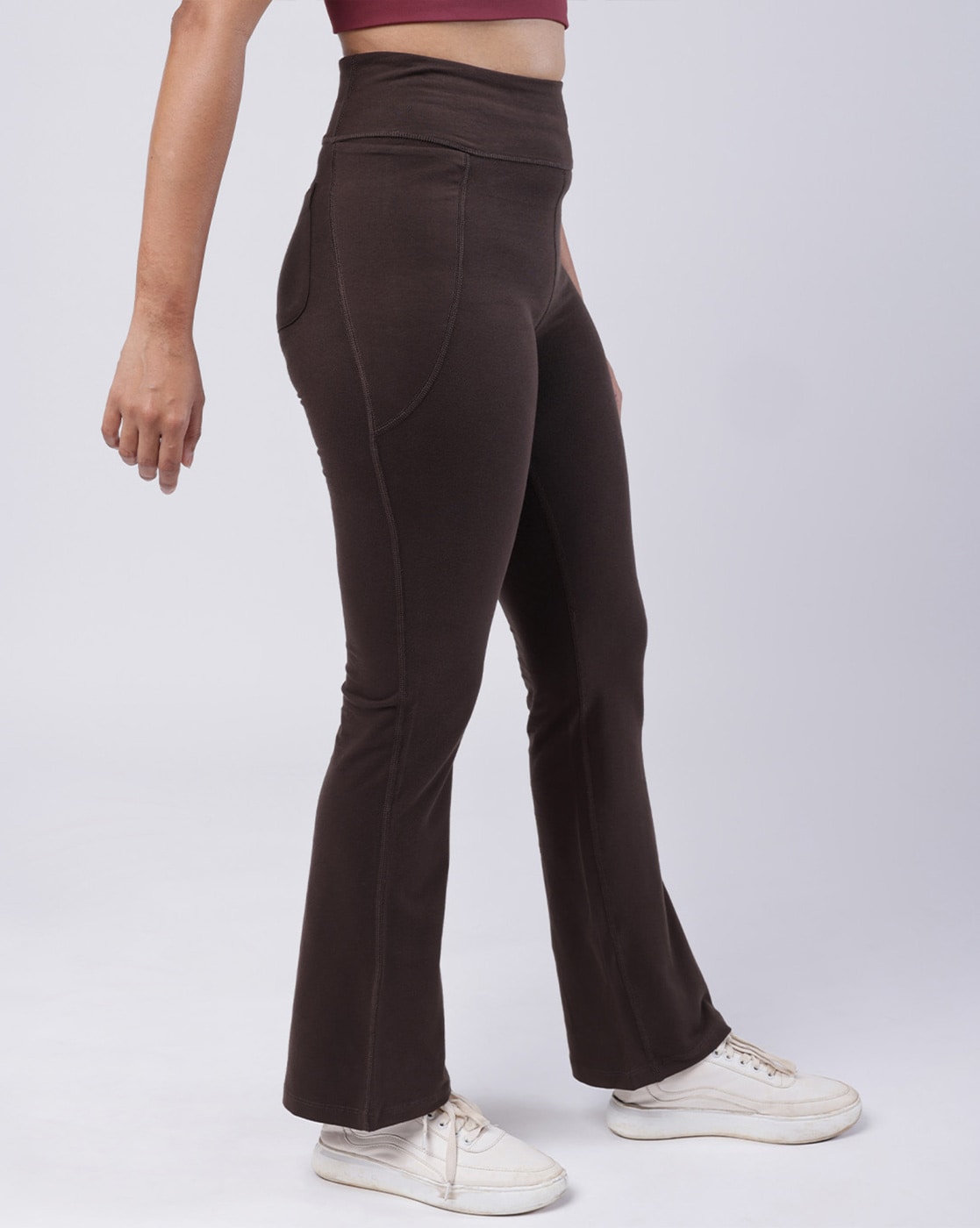 Buy Brown Track Pants for Women by BLISSCLUB Online