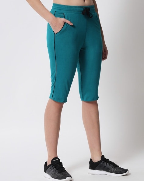 Capris with Elasticated Waist & Insert Pockets