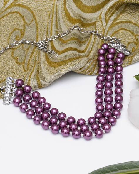 Purple pearl sale jewelry