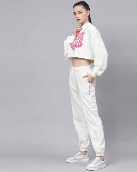 Crop track hot sale pants