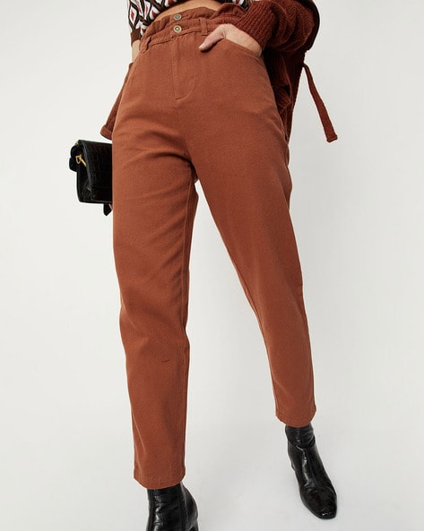 Zelcy Regular Fit Men Brown Trousers  Buy Zelcy Regular Fit Men Brown  Trousers Online at Best Prices in India  Flipkartcom