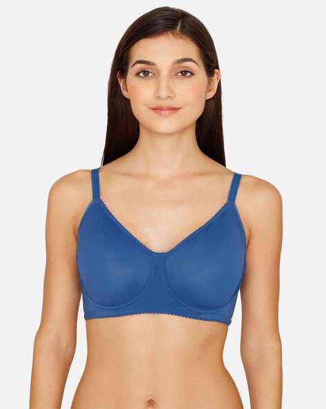 Basics Double Layered Wired Non-Padded Full Coverage Super Support Bra
