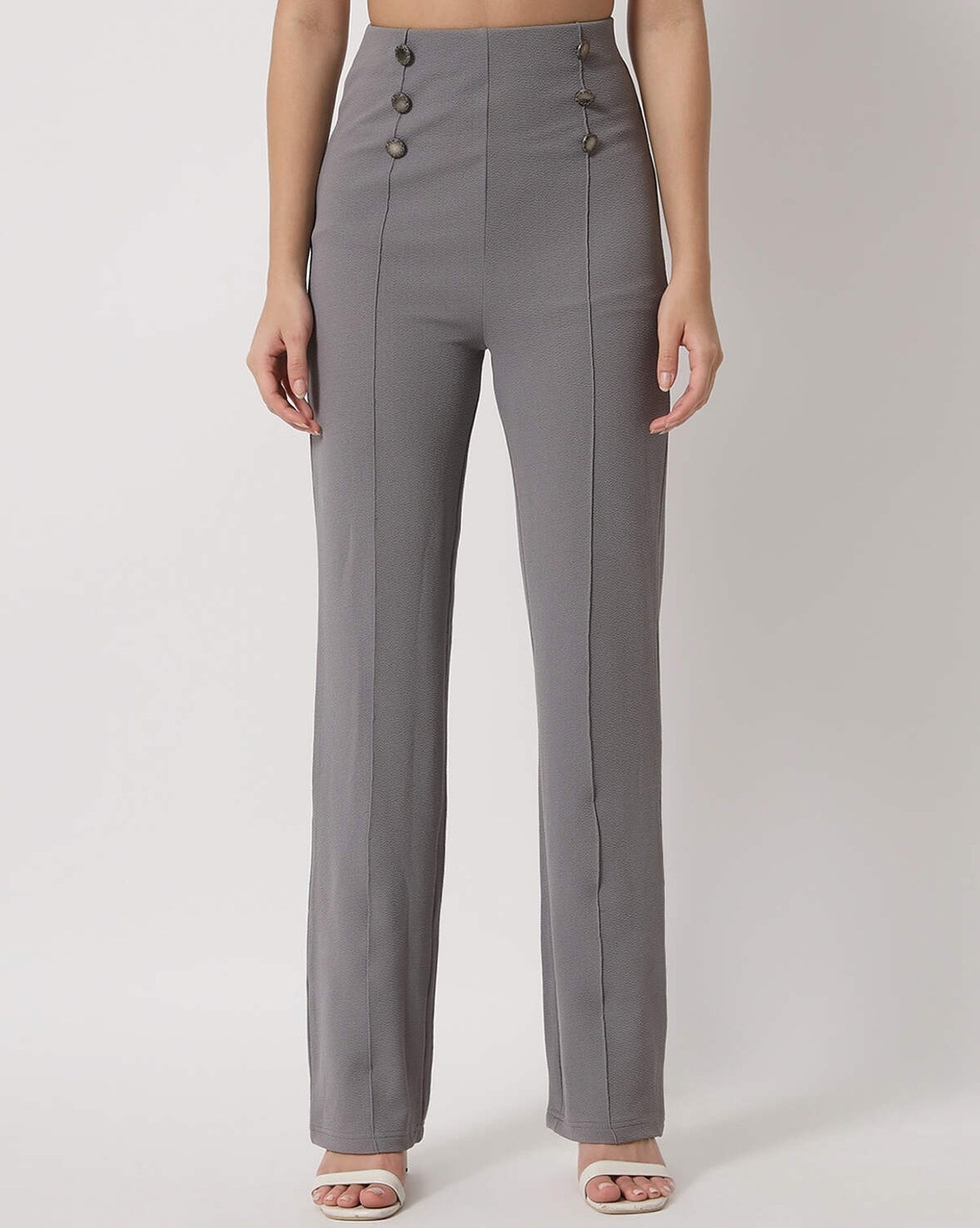 Womens Trousers High Waisted  Wide Leg Trousers  Lee
