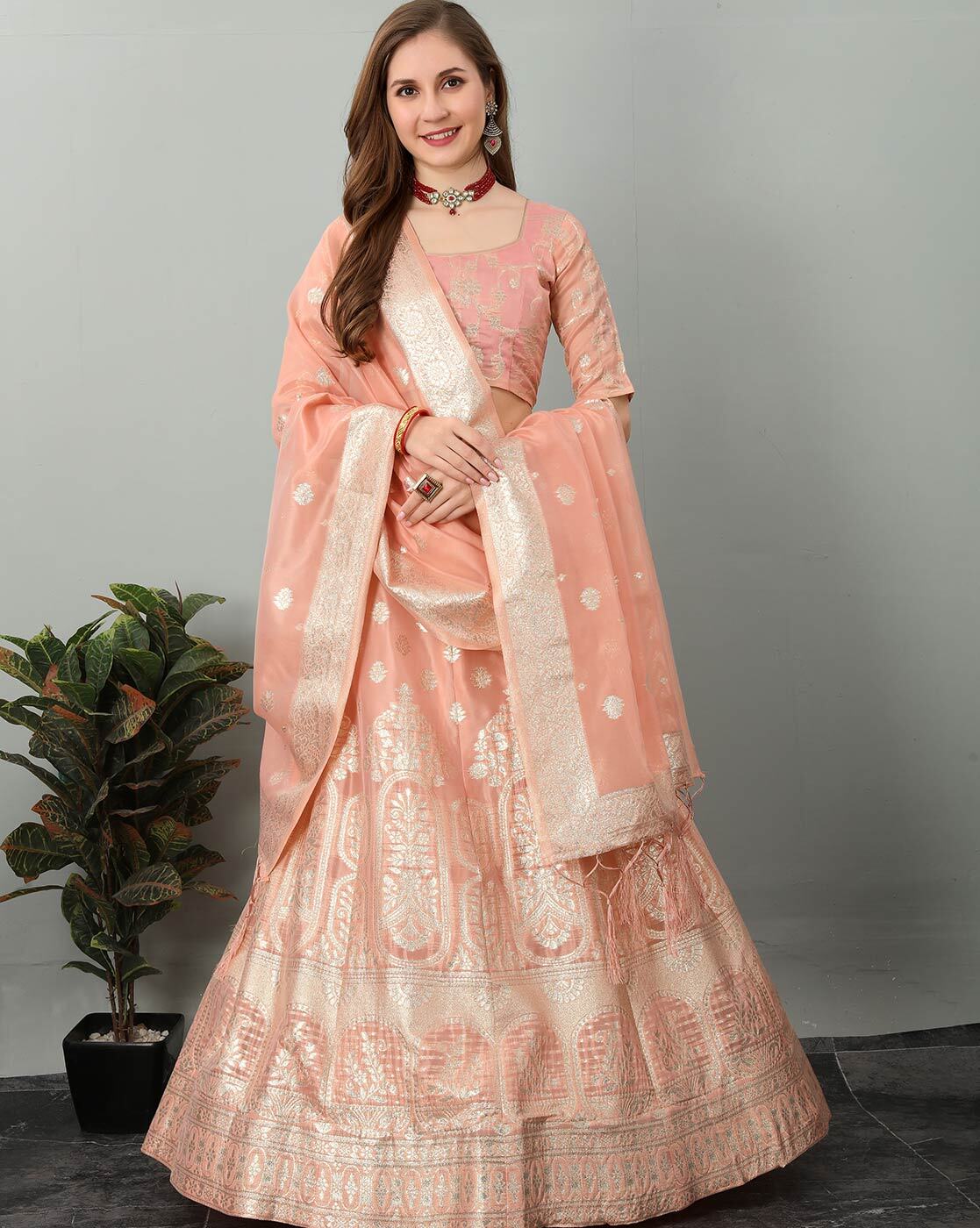 Blossom Ivory Lehenga