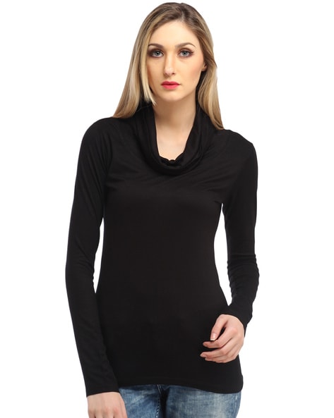 Buy Black Tops for Women by CATION Online