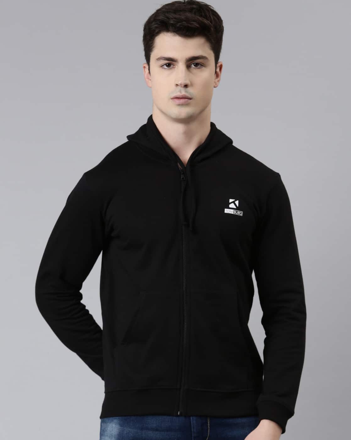 Buy Black Sweatshirt & Hoodies for Men by Tom Burg Online | Ajio.com