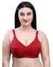 SK Dreams by Maroon Women Brushed Lycra Full Coverage No Bounce, Non-Wired,  Non-Padded T Shirt Bra