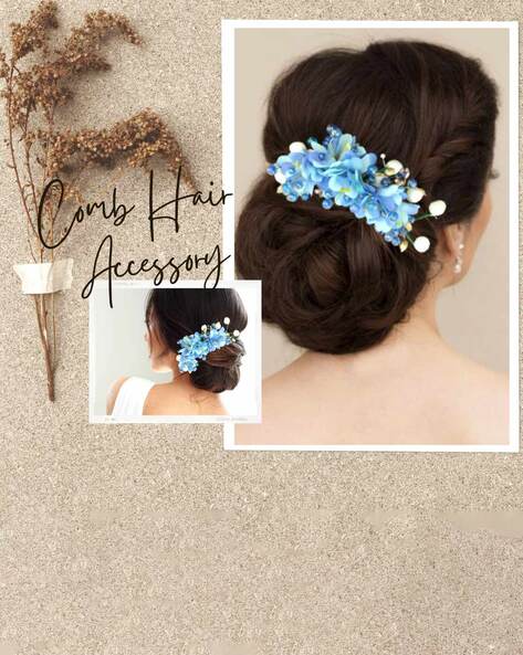 Flower wedding 2024 hair pins