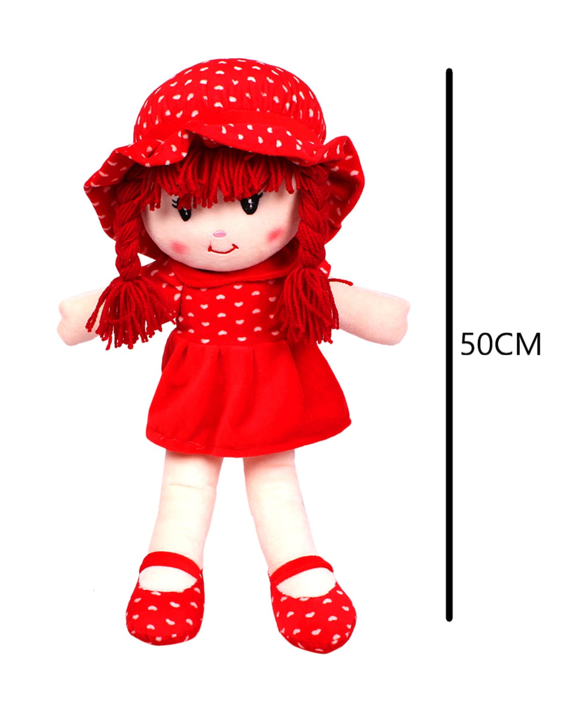 Red on sale soft toy