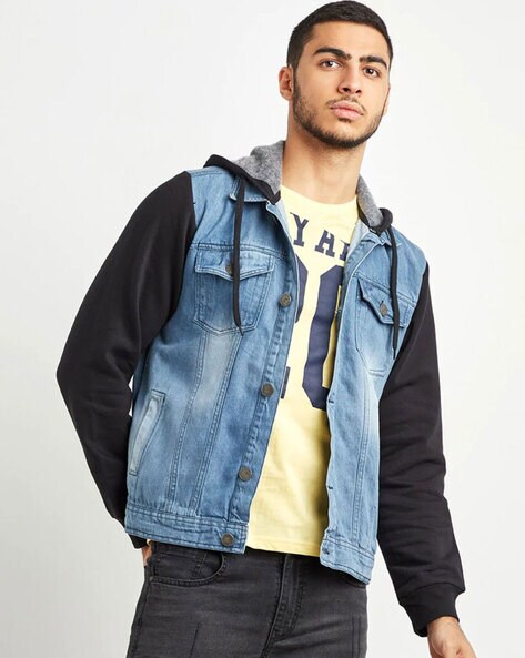 Maxi length cheap trucker jacket