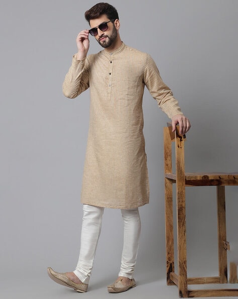 Beige hot sale kurta online