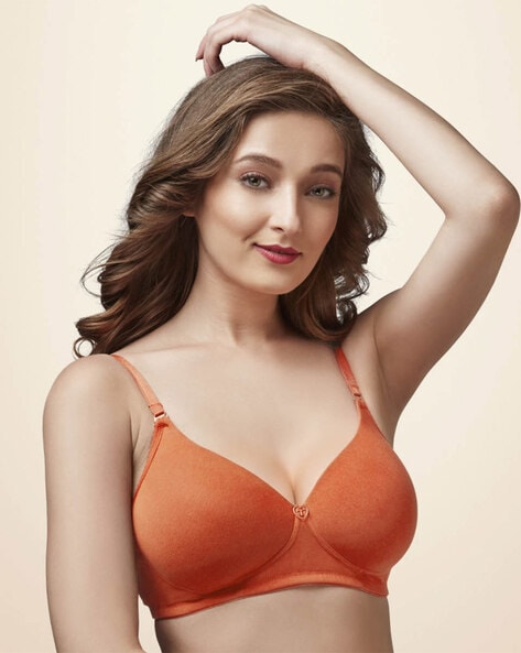 Buy Orange Bras for Women by TRYLO Online