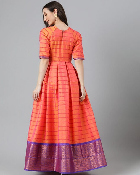 Buy Peach Dresses & Gowns for Women by BOLLYLOUNGE Online | Ajio.com