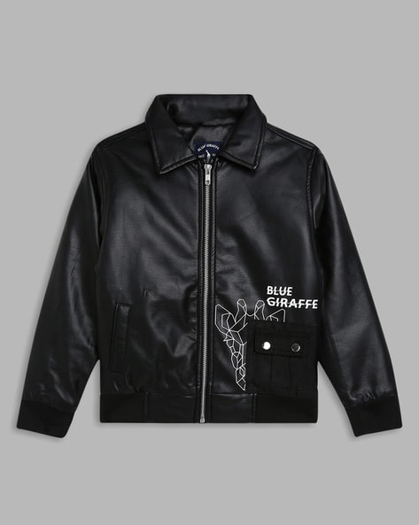 Zip-Front Jacket with Insert Pocket