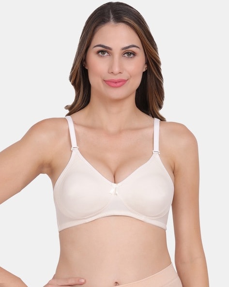 Panelled Strapless Bra