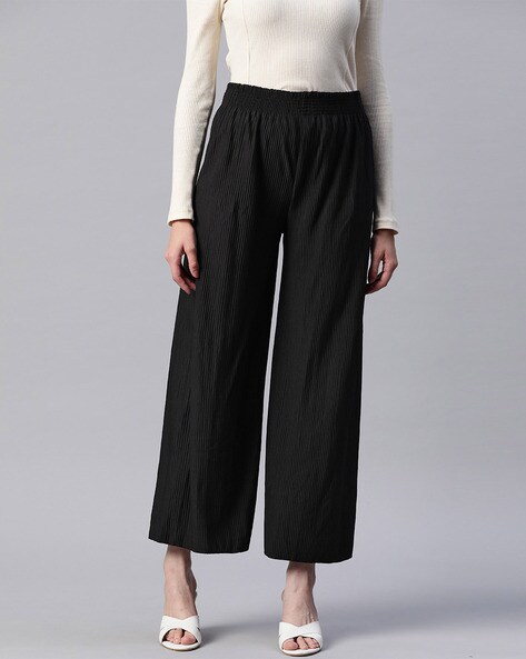 Buy Black Trousers & Pants for Women by KOTTY Online