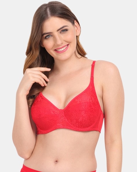 Double Layered Non-Wired Non-Padded 3/4Th Coverage Sag Lift Bra