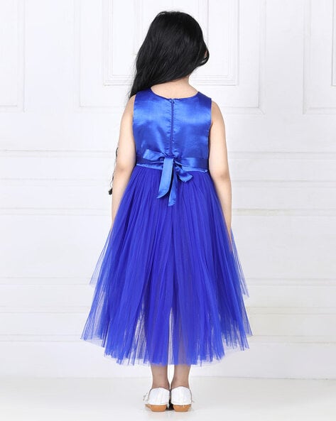 Baby Girl Aqua Blue Color Frock Dress