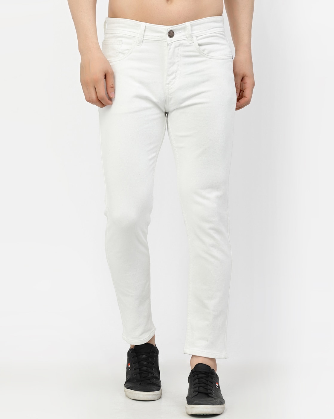 United Colors Of Benetton Off White Jeans - Buy United Colors Of Benetton  Off White Jeans online in India